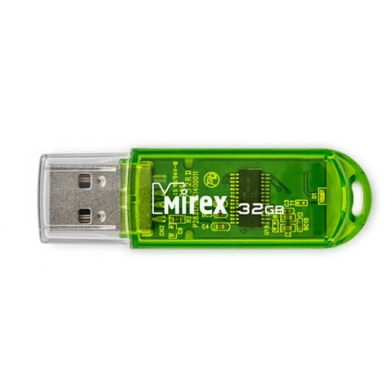 Флешка Mirex Elf (13600-FMUGRE32) зеленый 32Gb (USB2.0)