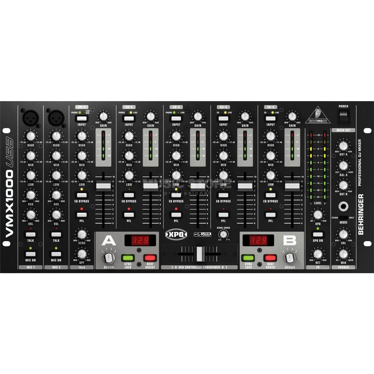 

50% OFF DISSCOUNT Behringer Pro Mixer VMX1000USB 5-channel DJ Mixer