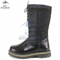 Сапоги зимние мужские натуральные высокие Тайга, натуральная овчина, литая и войлочная подошва.#2