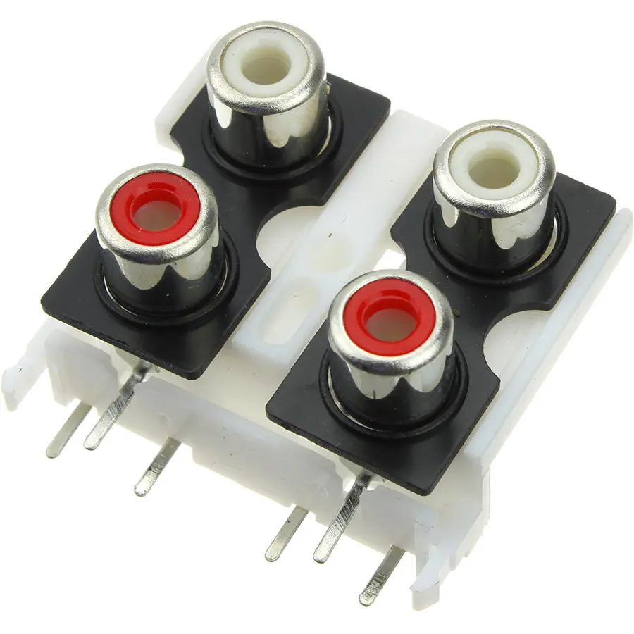 Разъем 4RCA(G)  19*27*34мм