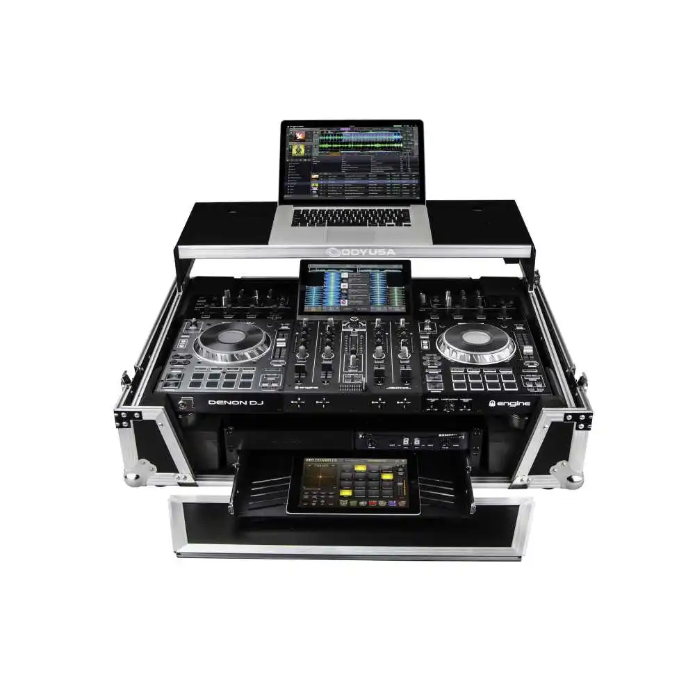 

BJ HOT SALES Denon DJ Prime-4 White w/ Flight Case