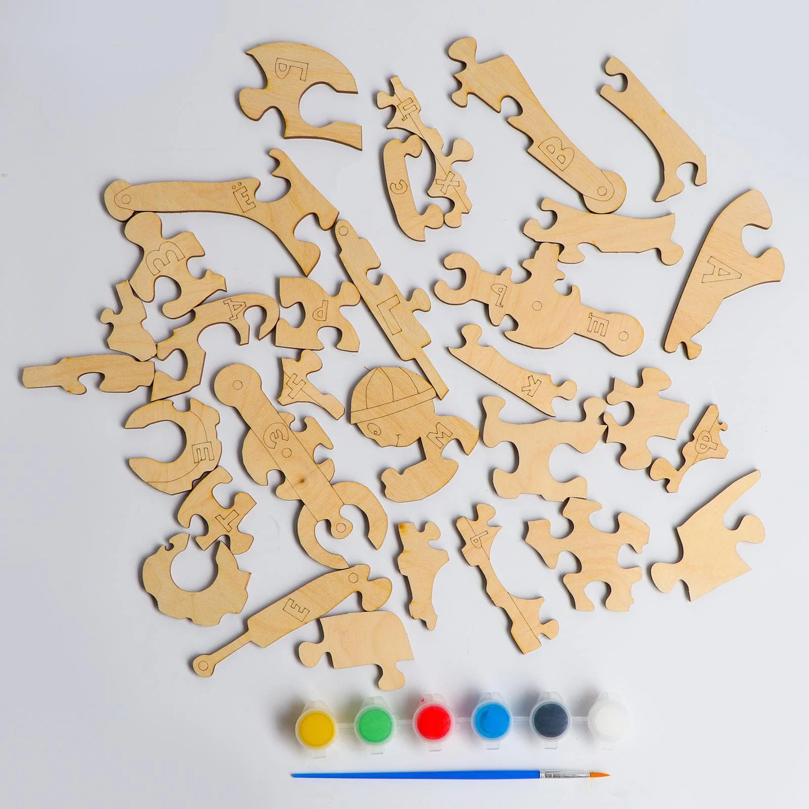 Wooden Puzzle &quotDigger&quot p008 20 х20х4 cm 5221384 | Puzzles