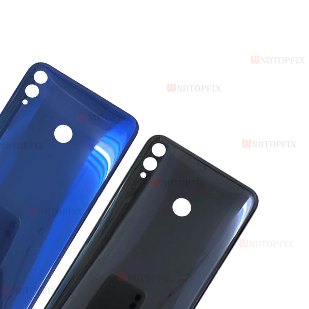 Крышка батарейного отсека для Honor 8X Max Задняя стеклянная панель корпус Huawei с клеем