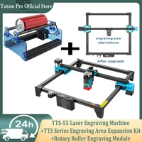 wholesale price tts 55 laser engraving machinetts series engraving area expansion kitrotary roller engraving module