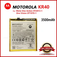 original new kr40 motorola battery for moto one action xt2013 1 one vision xt1970 1 replacement smart phone batteira batteries