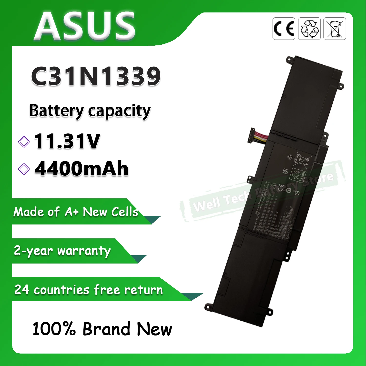 11 31 В 4400 мАч C31N1339 Аккумулятор для ноутбука ASUS ZenBook UX303 UX303L UX303LA UX303LB UX303LN Series