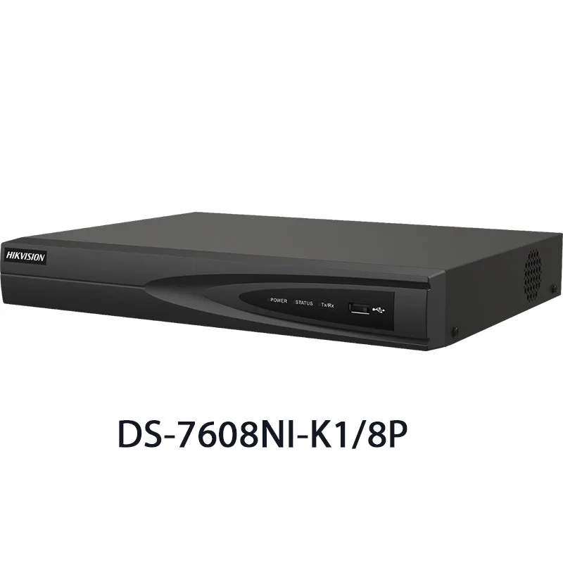 

HIK 8-канальный 1U 8 PoE 4K NVR DS-7608NI-K1/8 P до 80 Мбит/с входящая полоса пропускания для IP-камеры