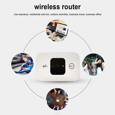 2100 мАч беспроводной модем 4G Карманный Wi-Fi роутер портативная Мобильная точка доступа со слотом для SIM-карты широкий охват 4G беспроводной роутер