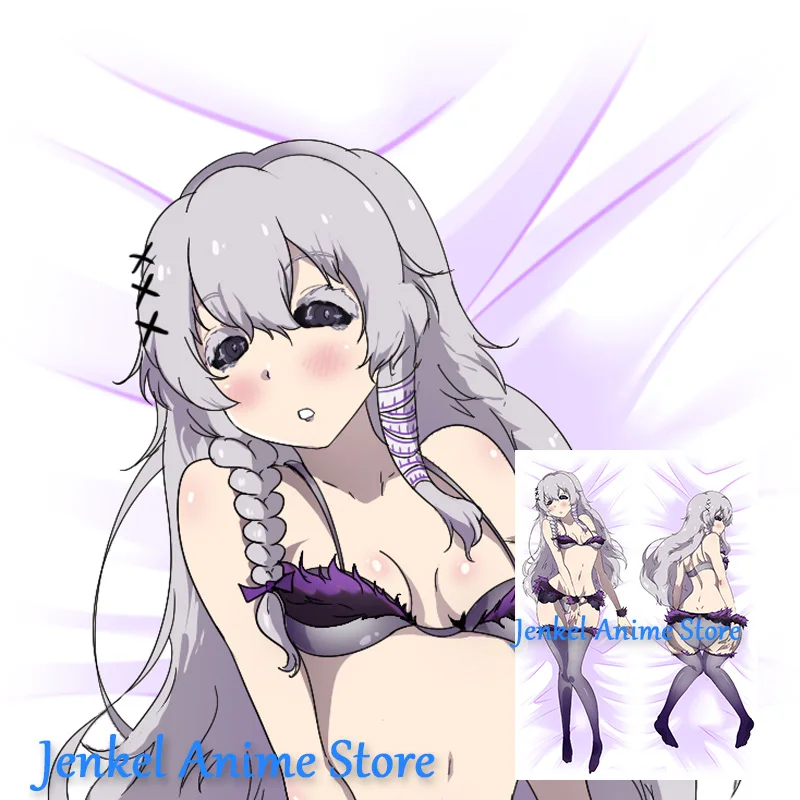 

Наволочка Dakimakura Melinda с аниме Rezero, наволочка для подушки с двусторонним принтом в натуральную величину