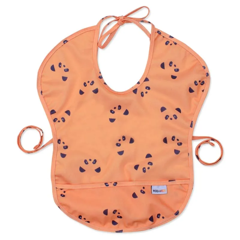 

Modakids Unisex Baby Bib Liquid Proof Neck Waist Strap Daily Use Washable Models