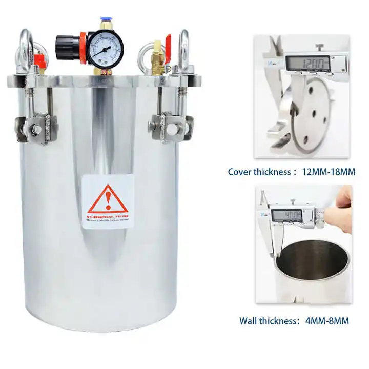 Заводская поставка 1L--100L нержавеющая сталь углеродистая дозирование клея