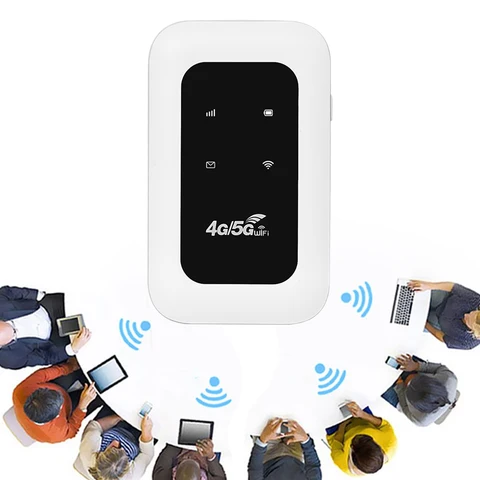 Мобильный WiFi-маршрутизатор 4G LTE со слотом для SIM-карты, беспроводной маршрутизатор-ретранслятор 150 Мбит/с, Беспроводной Wifi-модем для домашнего офиса, кемпинга на колесах