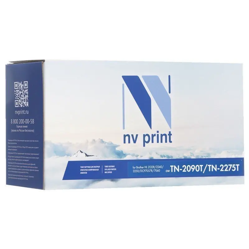 NV Print Картридж лазерный (NV-TN2090/TN2275) для BROTHER HL-2132R/2240/2250 ресурс 2500 страниц NVTN2090/TN -
