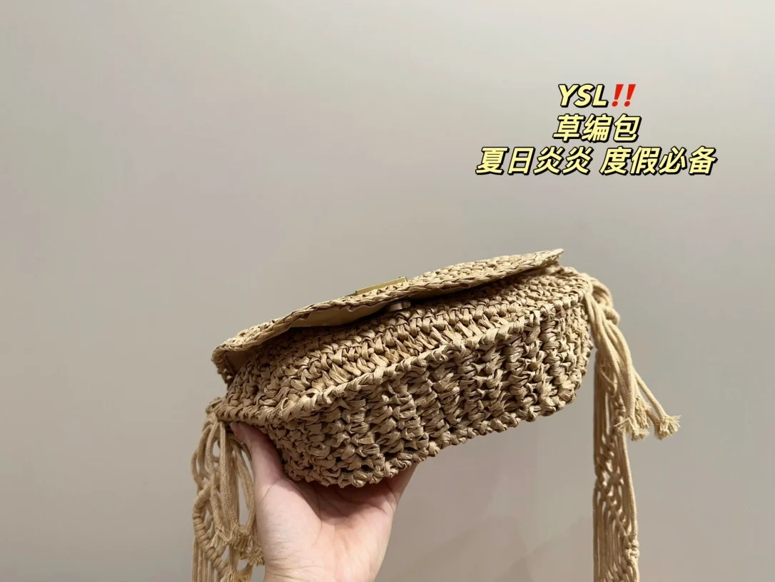 Соломенная В Стиле Сен-Лоран Реплика 1:1 Полная Ощущения Высокого Класса