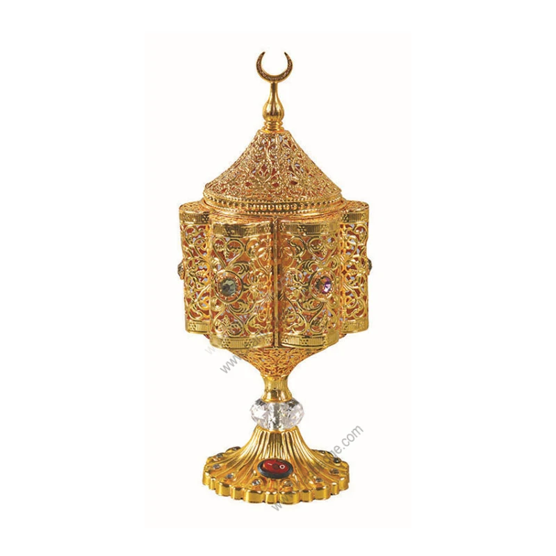 

The Middle East Church Prayer Metal Electric Censer Bakhoor Incense Burner