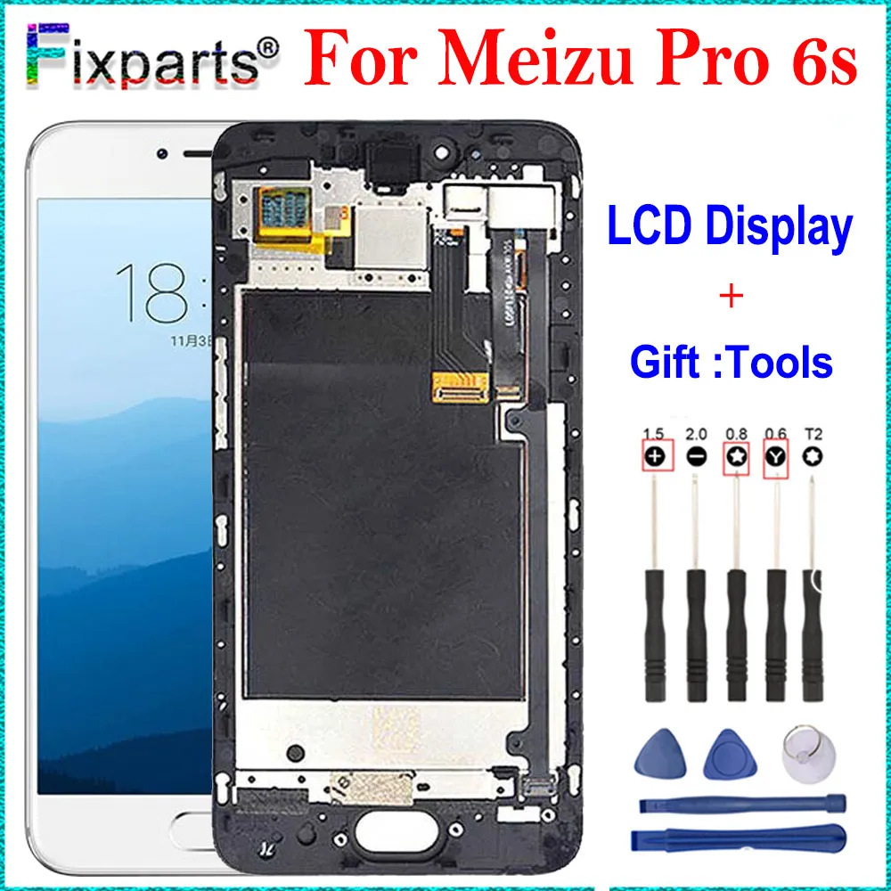 

Полностью протестированный ЖК-дисплей для Meizu Pro 6s, детали для замены экрана для Meizu 6s, дисплей с инструментами