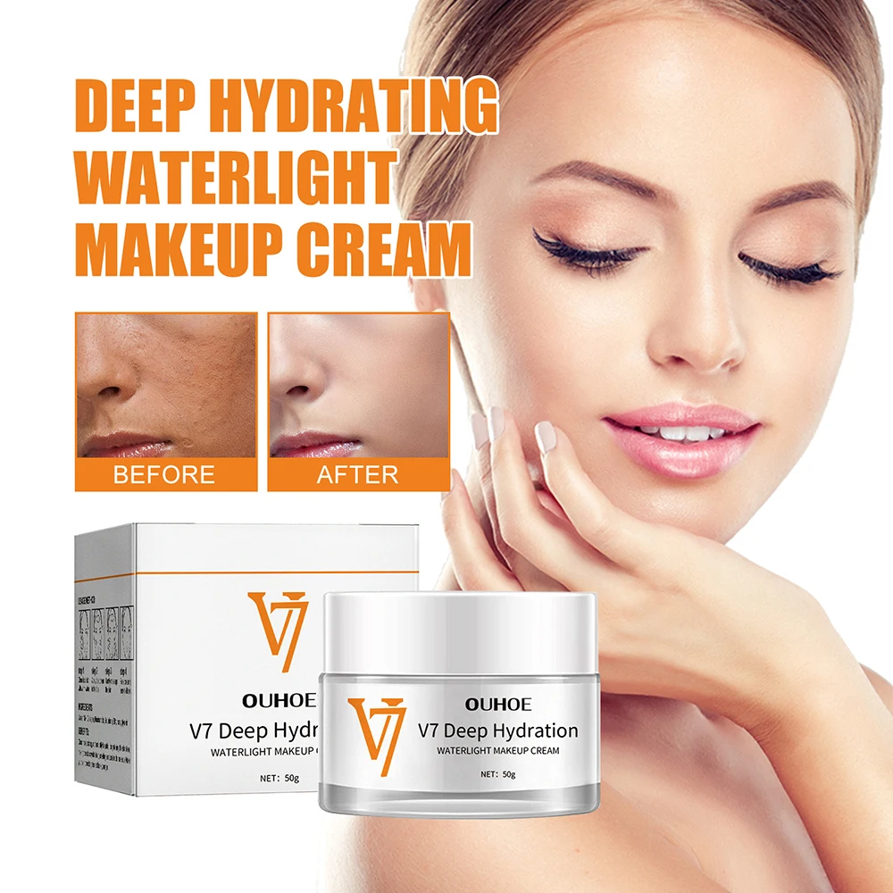 

Moisturizing and Brightening Cream 50g Deep Moisturizing Skin Tone for All Skin Types Face Cream Acne Nude MakeUp Base Brighten