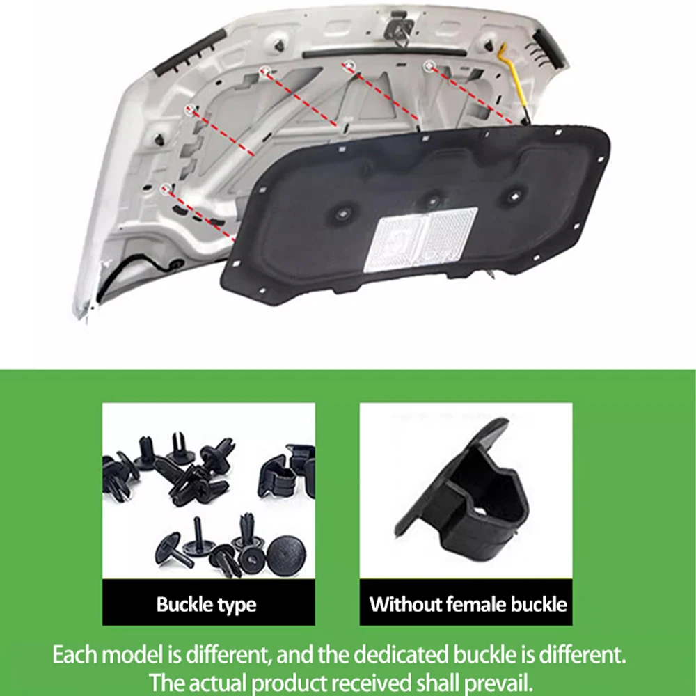 Крышка двигателя капота для Volkswagen VW Arteon CC R-Line 2019 ~ 2024 изоляционный вкладыш