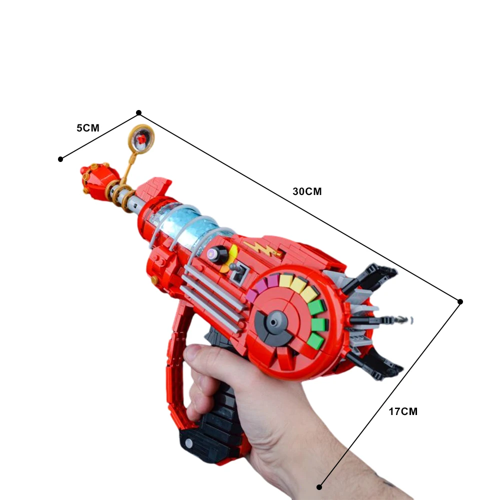 Конструктор MOC Red Call of Duty Ray игрушечный пистолет оружие для творчества комплект