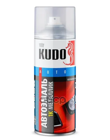 Краска спрей металлизированная Изумруд 385, 520 мл. KUDO KU-41385 Kudo арт. KU-41385