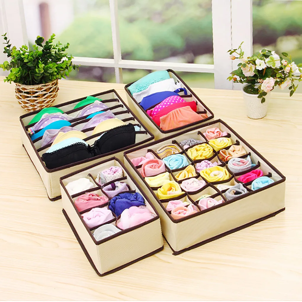 

Bra Box Underwear Storage Organizer for Socks Panty Storage Boxes Closet Organizers Drawer for Underwear Wardrobe Organizer Box