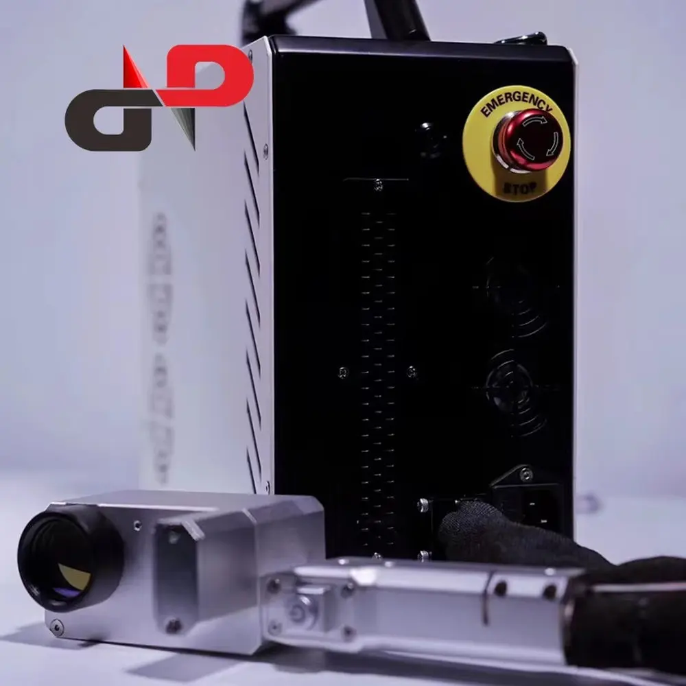 Фото Промышленный мини-портативный импульсный лазерный очиститель Max 50W 100W 200W для удаления оксидов, камня, краски, древесины, 10 кг №3
