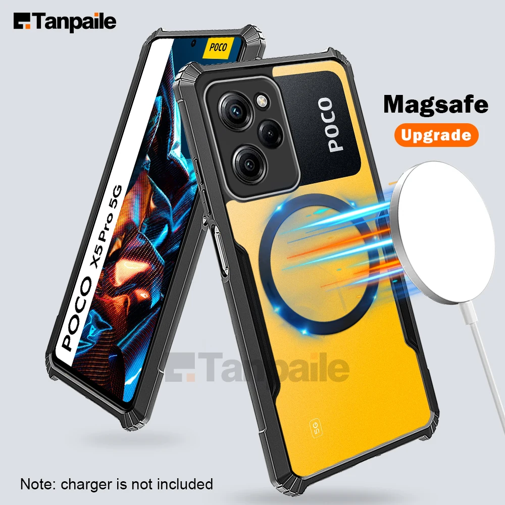 Ультратонкий ударопрочный чехол для Xiaomi Poco X5 Redmi Note 12 Pro Plus