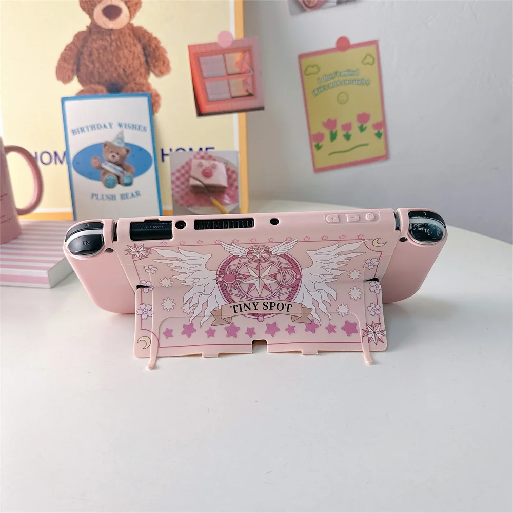 Милый защитный чехол с волшебным образовательным рисунком для Nintendo Switch Oled мужчин