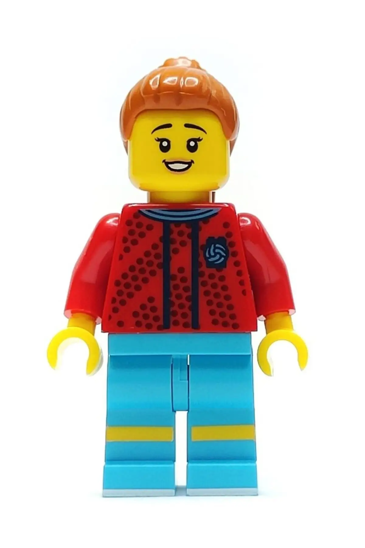 LEGO - Минифигурка Минифигурка Чемпионат мира Ниндзяго Номер 10 Футболистка  в красной майке | AliExpress