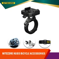 nitecore special biking lamp clip holder accessories for hu60 headlamp used mounting on handlebars with diameters of 31 35mm