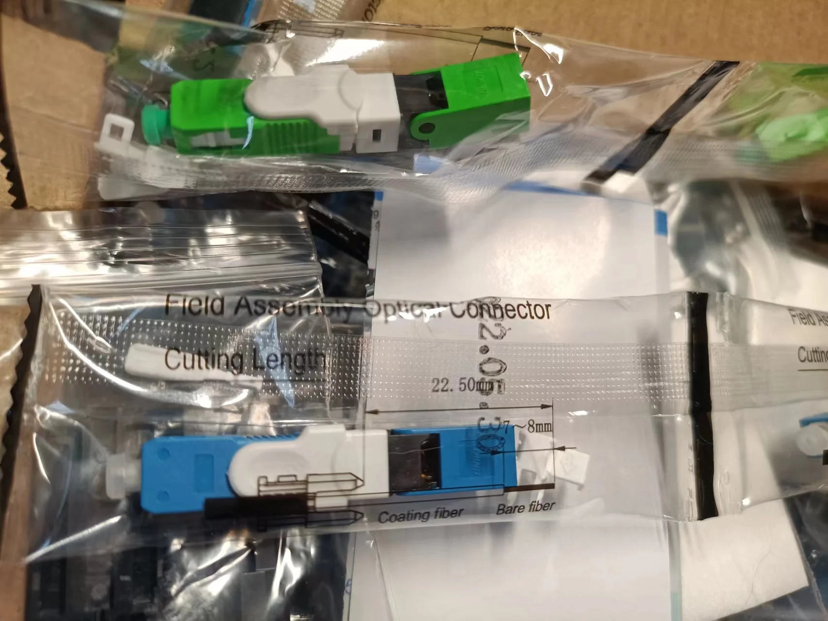 UNIKIT ESC250D SC/APC SC UPC оптоволоконный быстрый соединитель FTTH SC/UPC Одномодовый