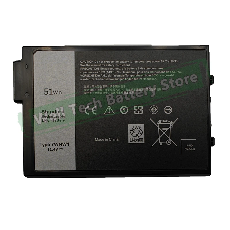 Аккумулятор для ноутбука DELL Latitude 7424 5424 5420 Rugged Extreme Series