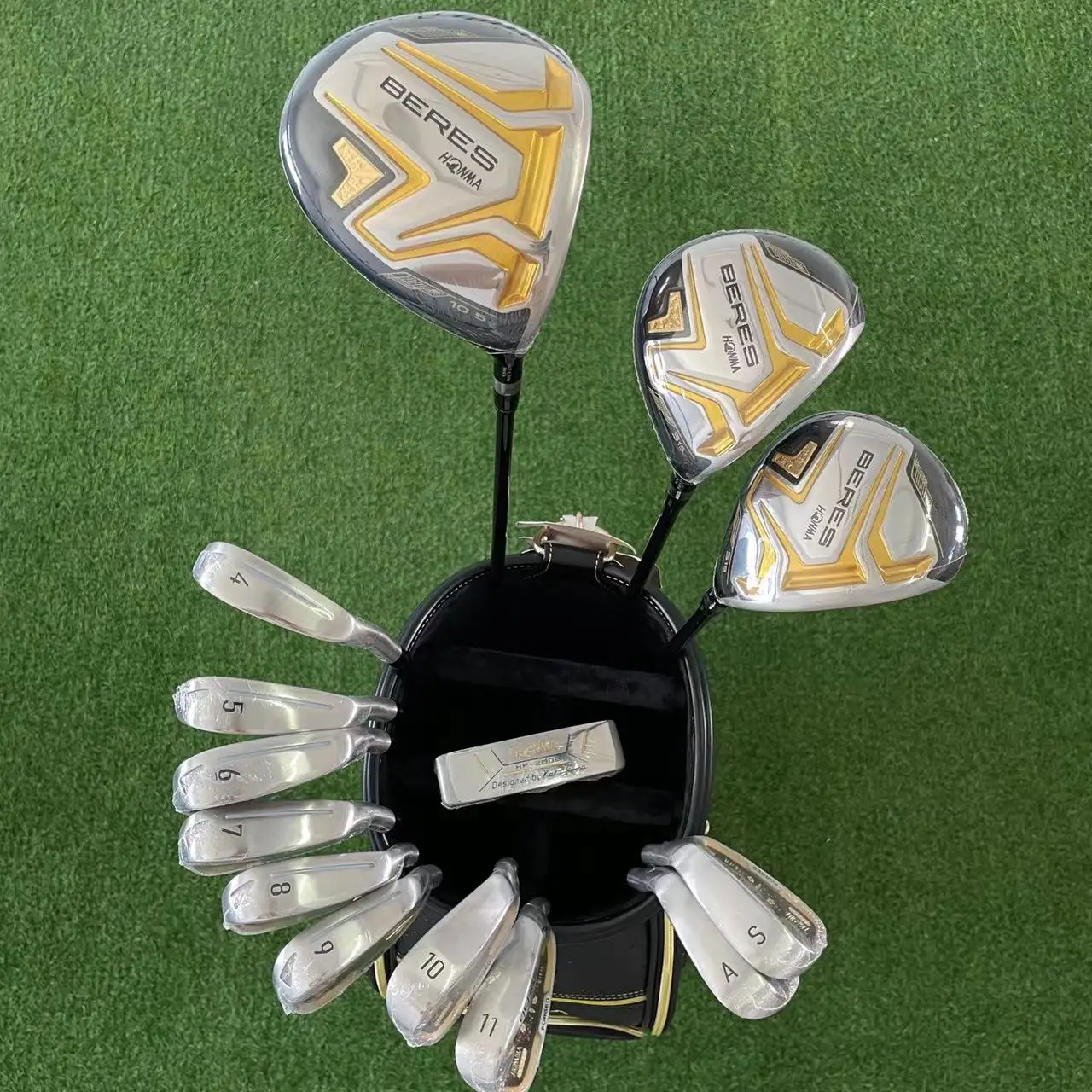 2022 New Honma IS 08 Golf Clubs Complete Set Driver+Fairway Wood+Putter+Iron Graphite Shaft With Headcover