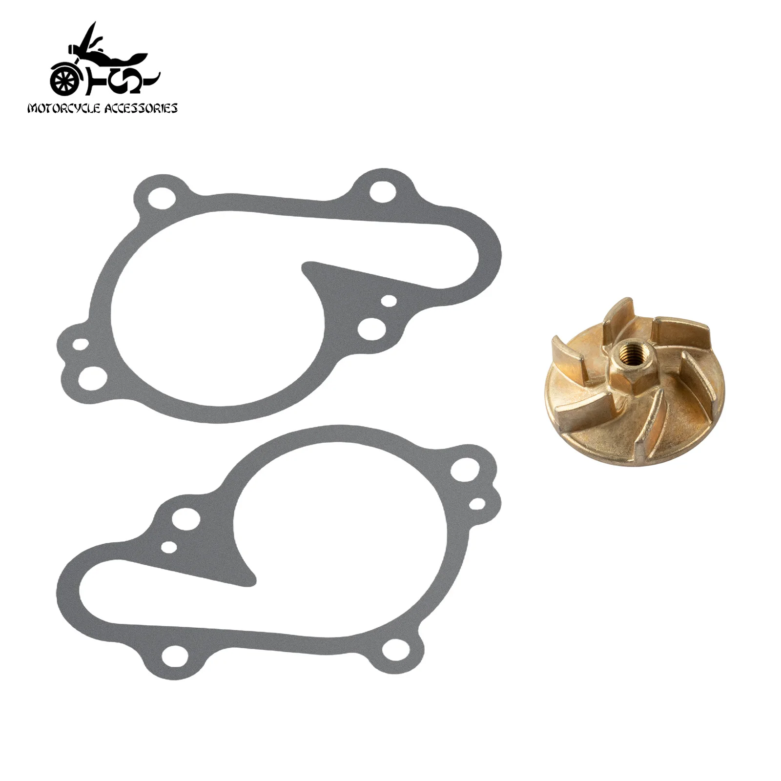 Фото Комплект для ремонта водяного насоса SJ Motorcycle Accessories 4JY-12428-00-00 для Yamaha YZ125 1998-2004 крыльчатка подшипник уплотнение прокладка №4