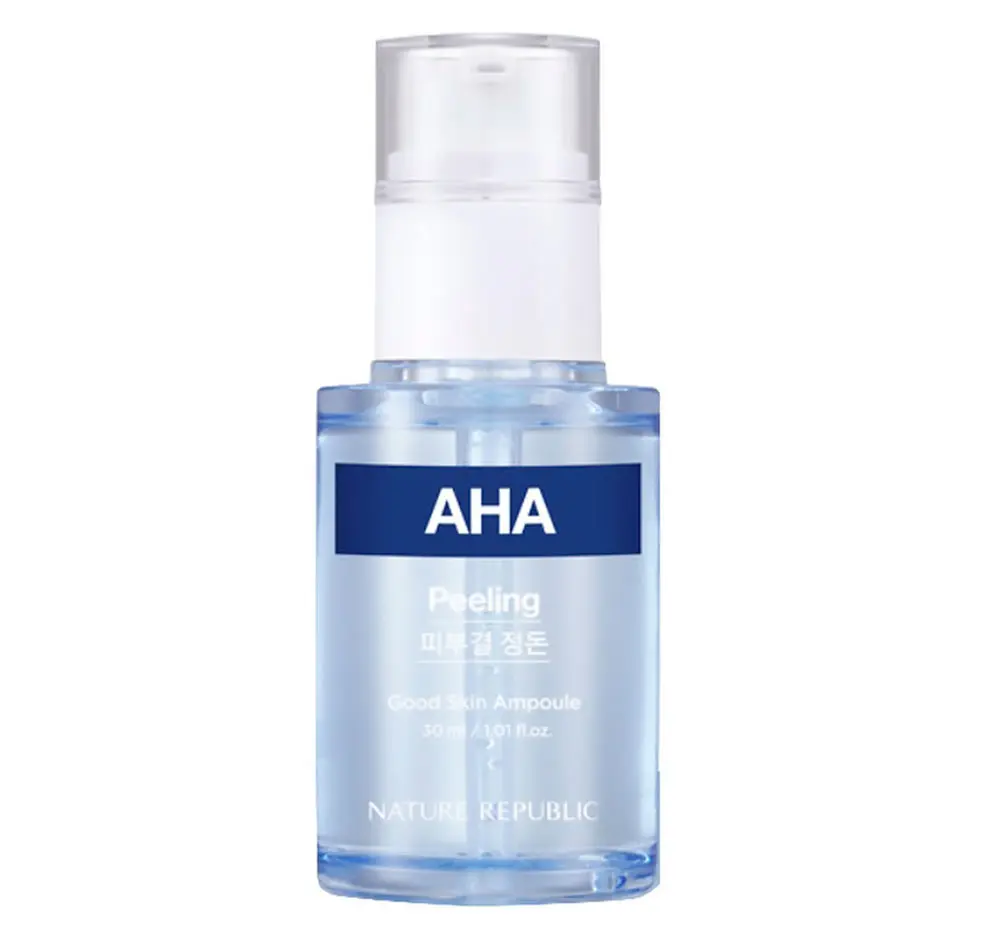Nature Republic AHA Peeling Good Skin Ampoule Ампульная пилинг сыворотка для лица с фруктовыми