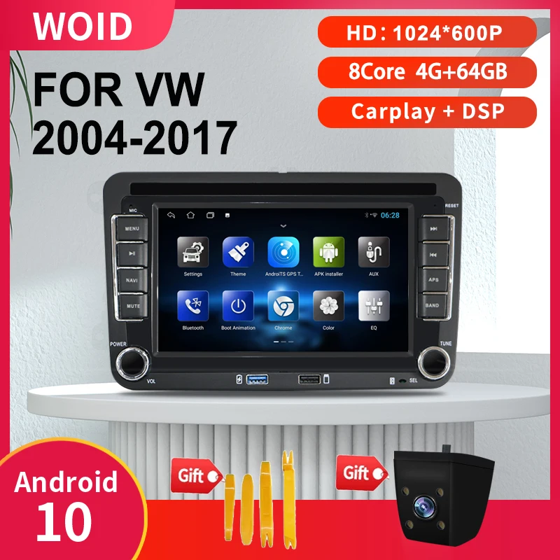 

WOID factory price Car Radio Multimedia Playe for Volkswagen Golf Passat B6\7 Jetta Tiguan Jetta 2 Din Android 11 Stereo Radio