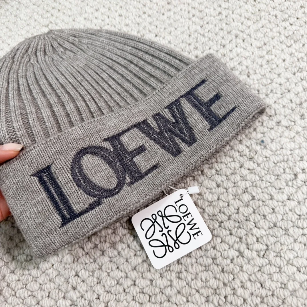 копия 1: 1 Loewe Зимняя Защита Ушей Мягкая Теплая И Морозостойкая Вязаная Модная