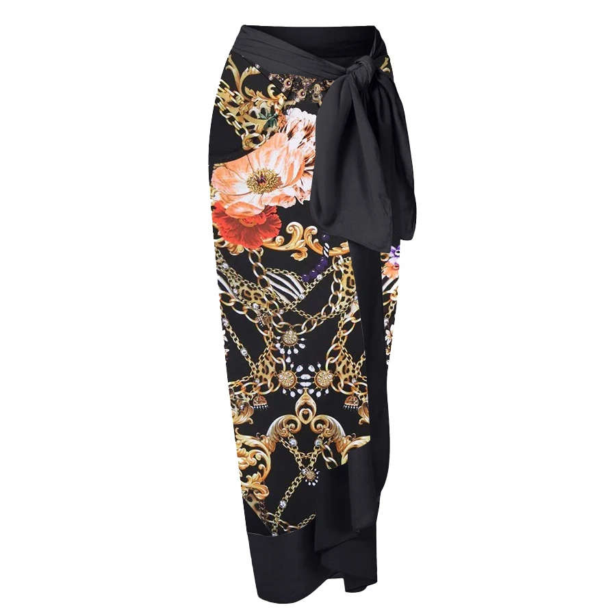 Цельный купальник с винтажным цветочным принтом летний купальный костюм для