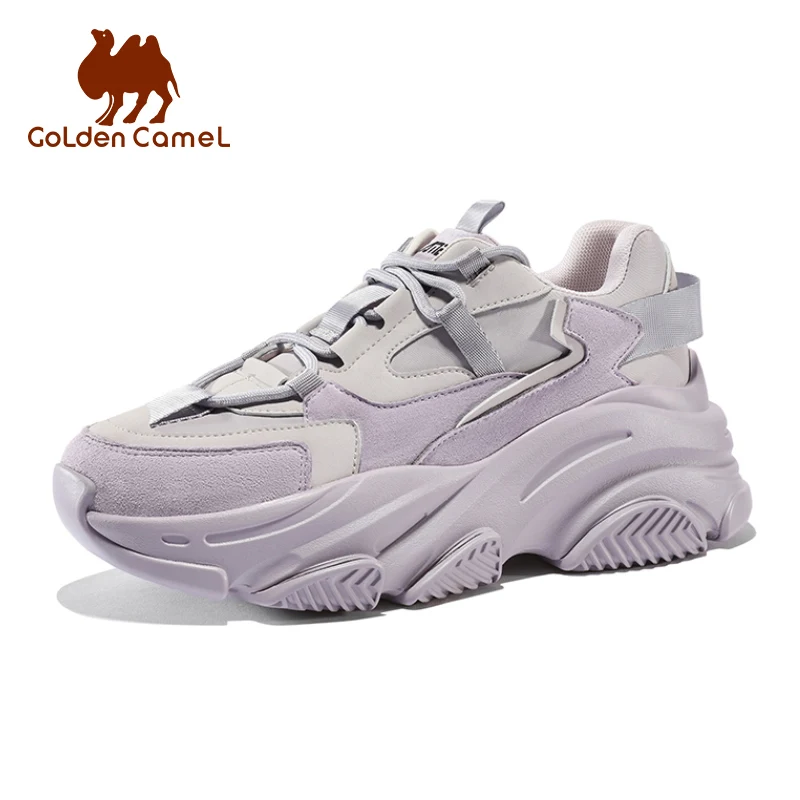 

Golden Camel Outdoor Women's Sports Shoes Thick-soled Heighten Casual Ladies Sneakers Ins Hiking Shoes for Women2022 Autumn New