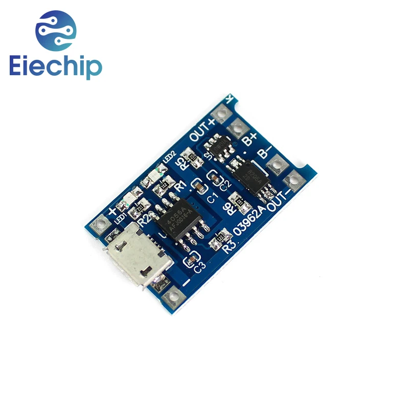 5/10pcs Micro USB TP4056 18650 Lithium Battery Charger Module 5V 1A Charging Board with Protection Functions