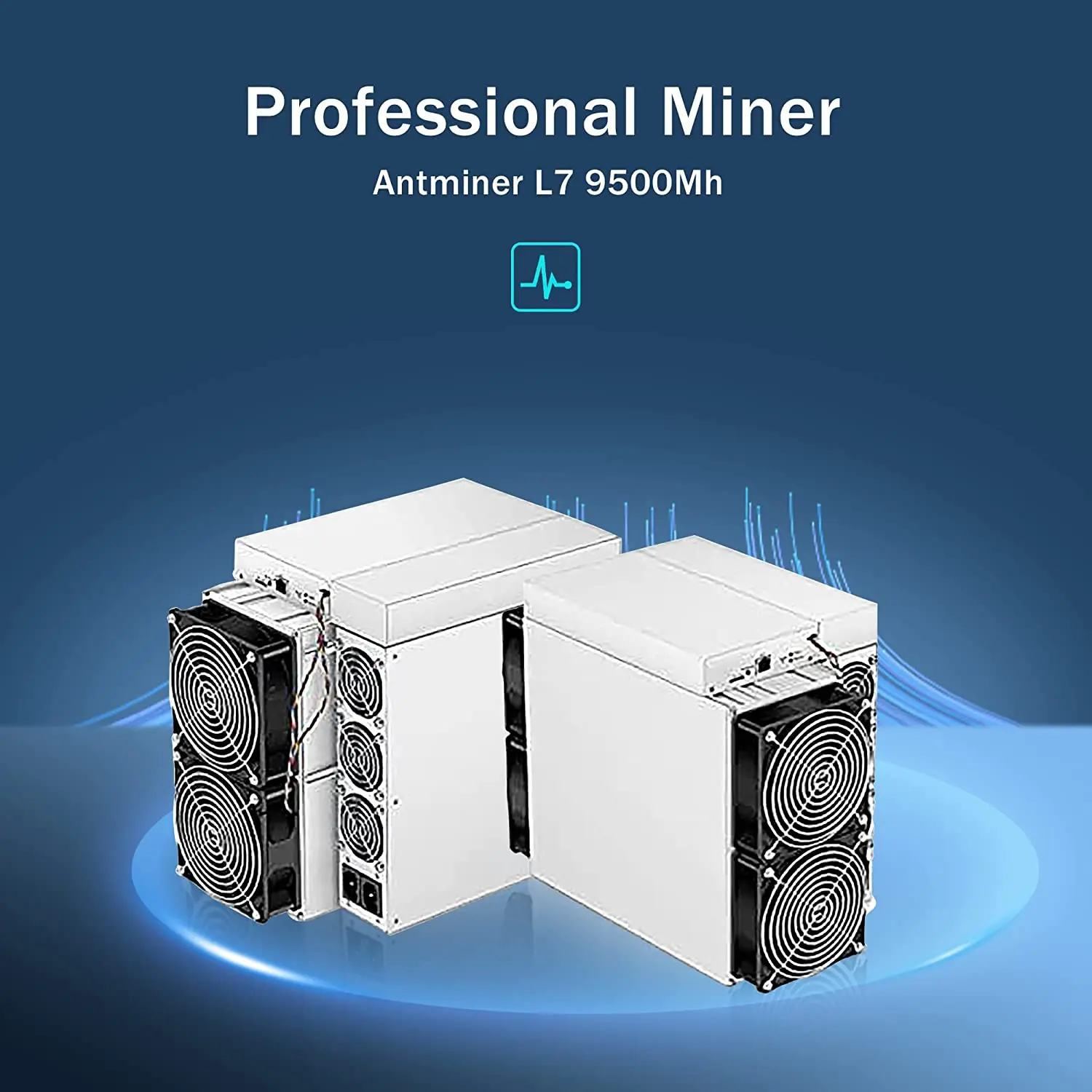 

BUY 5 GET 3 FREE ANTMINER L7 9500MH/S Litecoin Miner Dogecoin Miner, 9500MH/S 3420W Powerful LTC Doge Mining MachinE