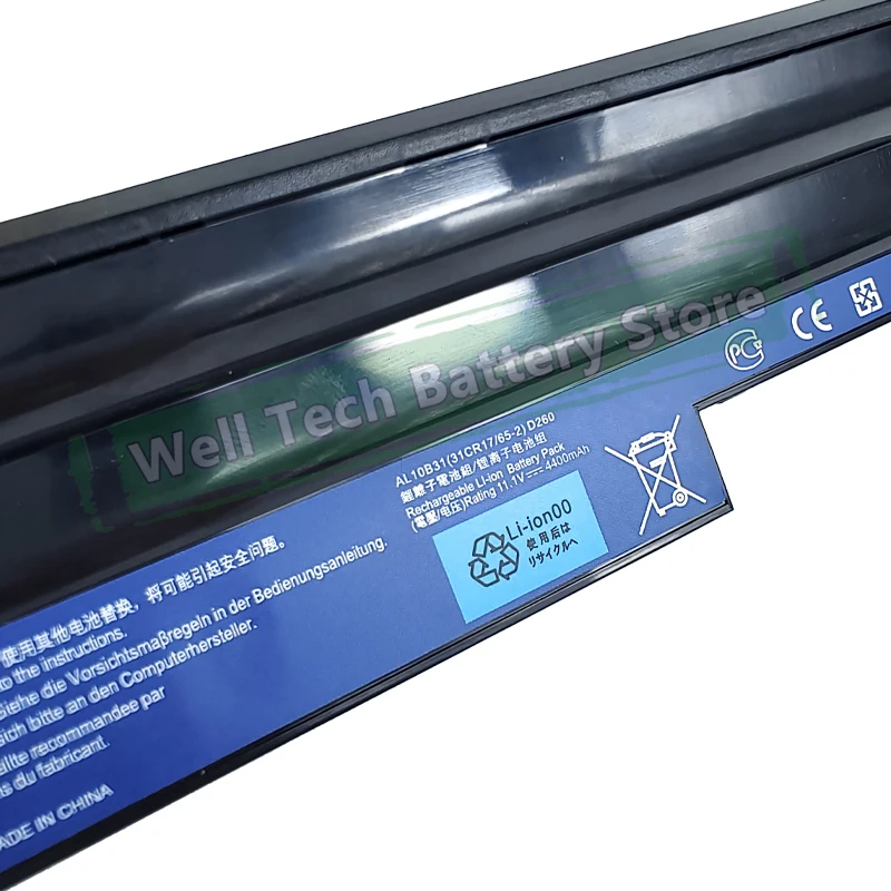 Аккумулятор для ноутбука D260 ACER ASPIRE ONE D255 D255E 722 AC700 Chromebook Cromia AC761 серия ZGB D270