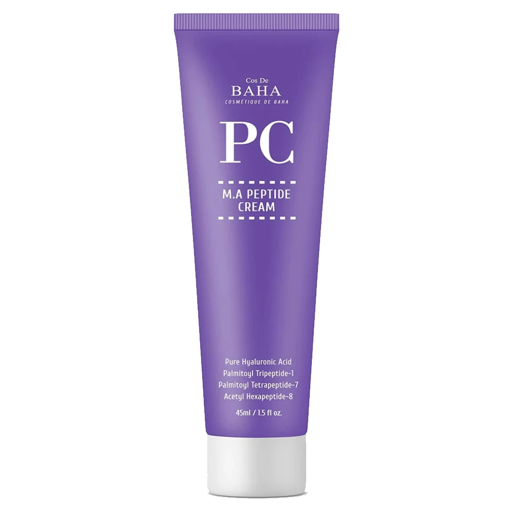 Пептидный крем против морщин с матриксилом и аргирелином Cos De Baha PC MA Peptide Cream Matrixyl 3000&Argireline 45 мл