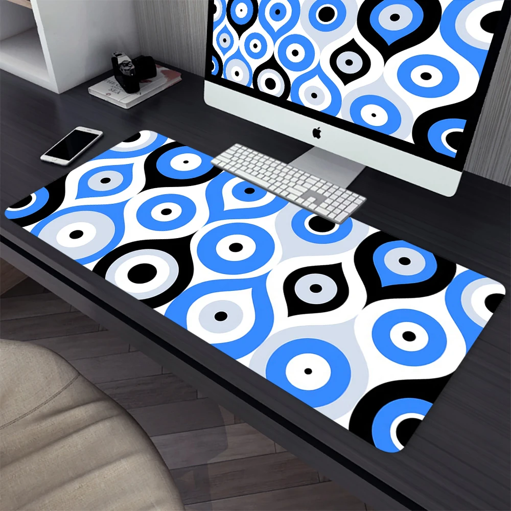 

Evil Eyes Large Gaming Mouse Pad Computer Mousepad PC Gamer Laptop Mouse Mat Office Mausepad XXL Carpet Keyboard Mat Desk Pad