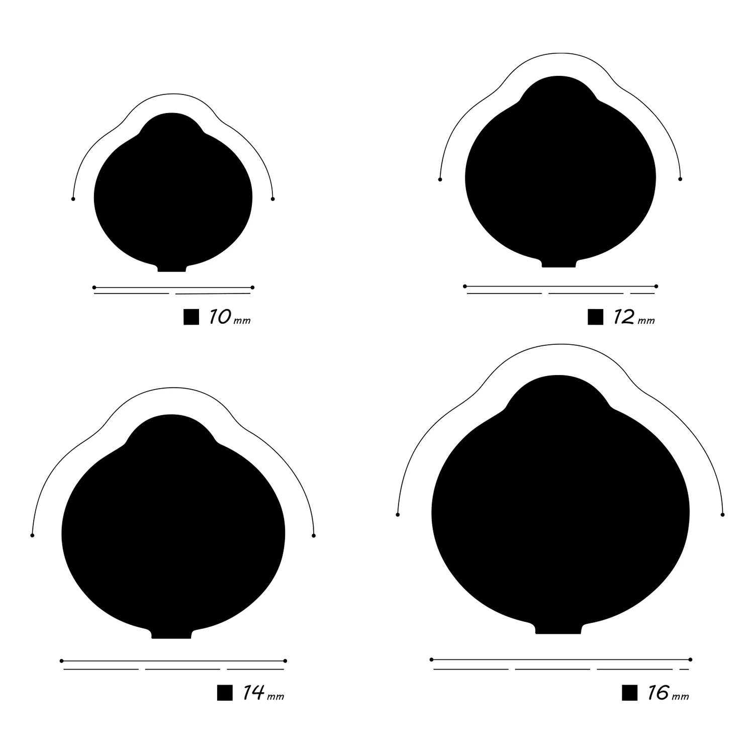 Куклы Witdiy высокого качества BJD стеклянные глаза для продажи/ручная работа/10 мм/12