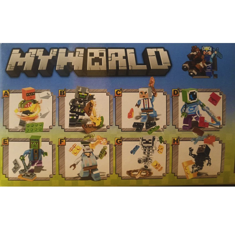 Конструктор мини фигурки MINECRAFT MY WORLD человечки LB305 LB303 LB304 | Игрушки и хобби