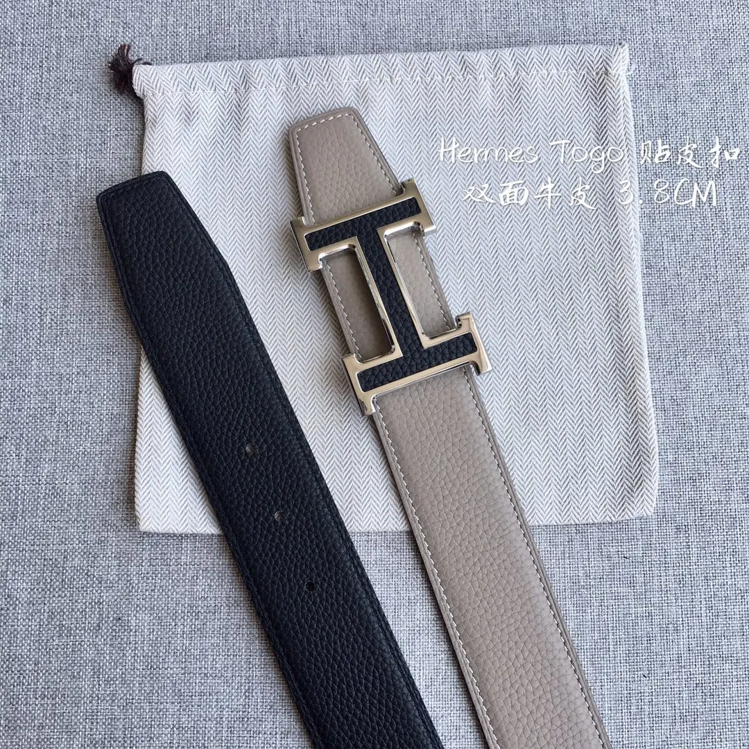 ln Стиль Ремень Hermes Счетчик Burst Мужчины Бизнес Повседневная Глава Iayer Яловичной