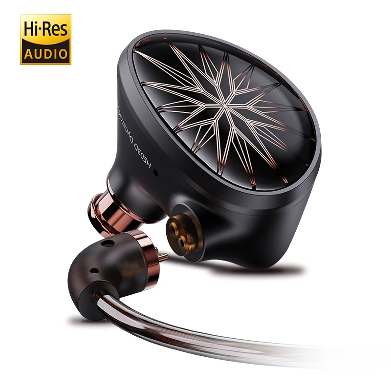 

Whizzer Kylin HE03D High Performance LDC Diaphragm Dynamic Driver(1DD) 6N OCC Cables HIFI IEMs Large Soundstage in-Ear Earphone…