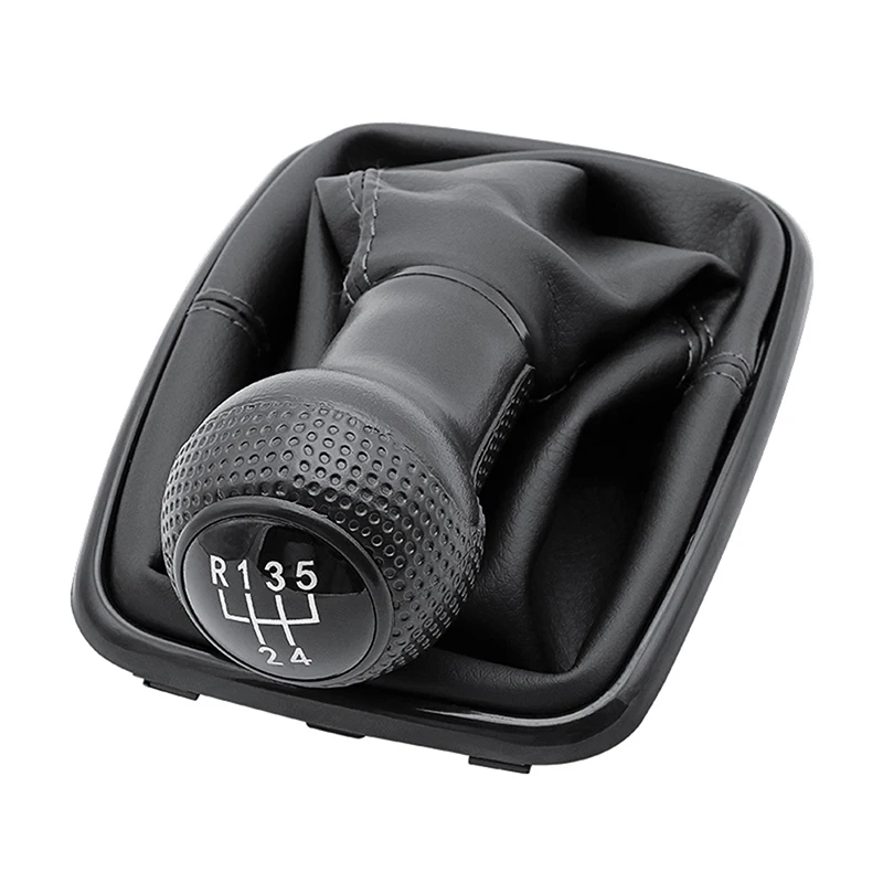 

5 6 Speed Car Frame Gear Shift Knob Lever Shifter Gaiter Boot For Volkswagen Jetta Bora MK4 1999-2004 Golf GTI R32 1999-2005