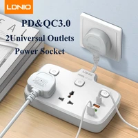 ldnio power strip 4 usb port electrical socket 2 universal outlet for home office surge protector smart network filter